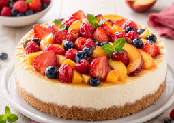 Cheesecake aux fruits d'été