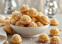 Chouquettes et mousse au chocolat