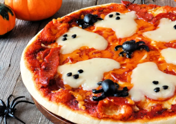 Pizz'Halloween et monstrueuse crème dessert