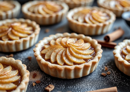 Tartelettes fines aux pommes et verrines gourmandes