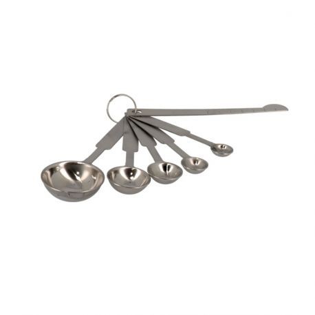 Petites cuillères à mesure inox (x5)