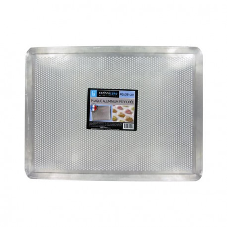 Plaque alu perforée 40 x 30 cm