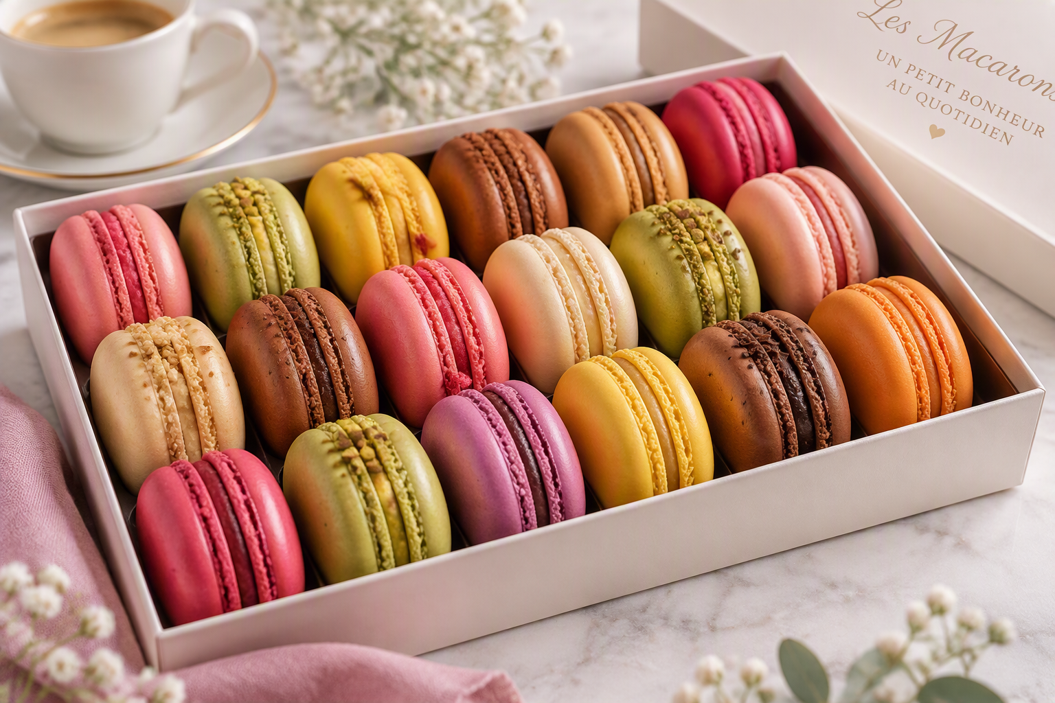 Bon cadeau atelier macarons Faubourg Gourmand