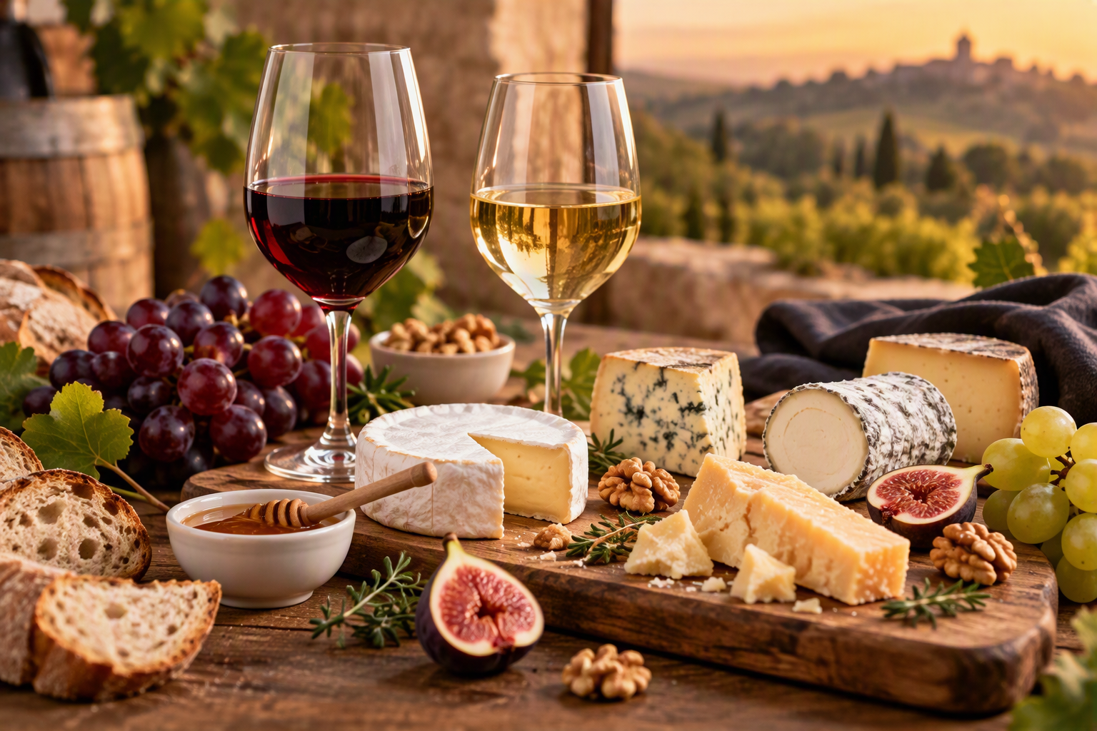 Bon cadeau atelier vins et fromages